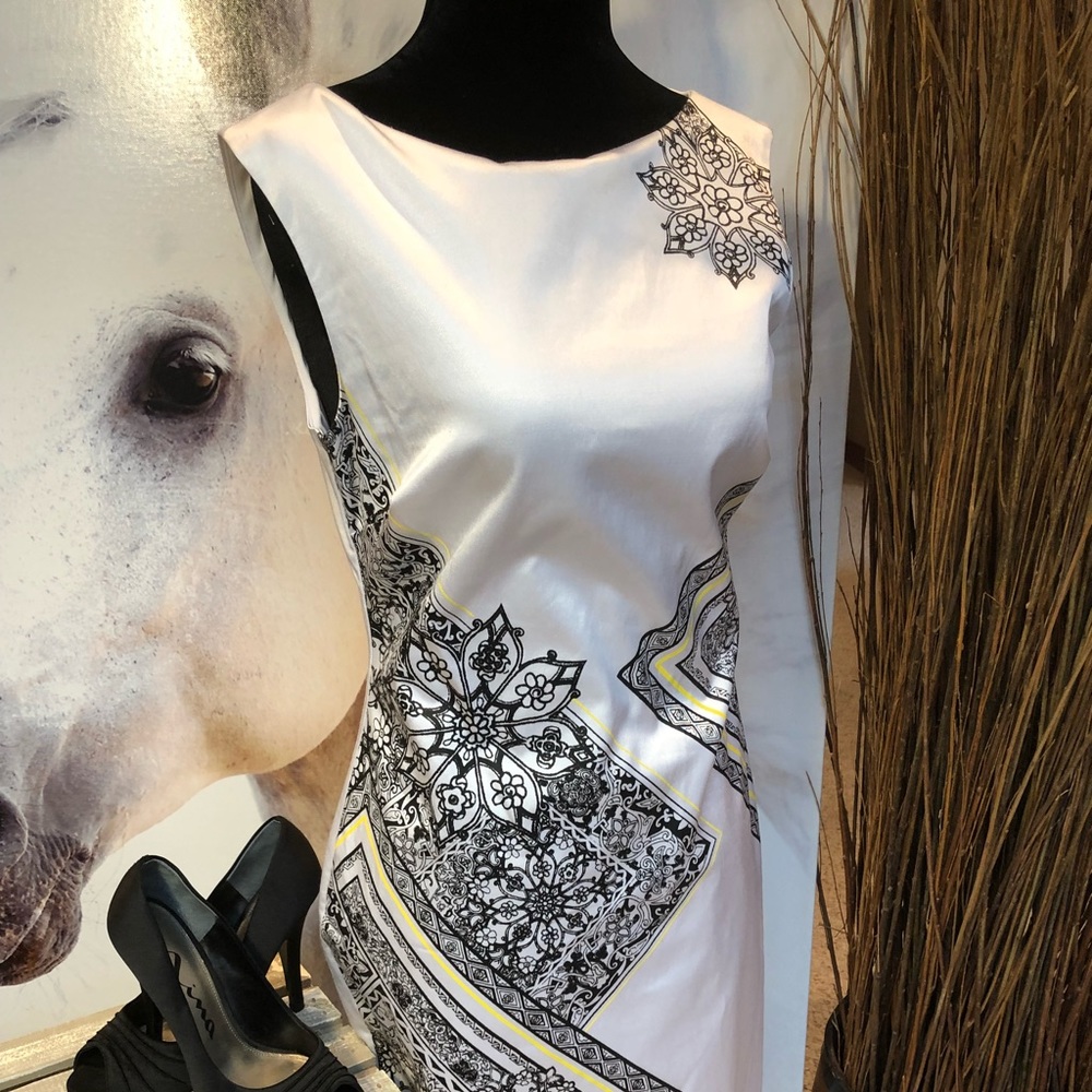 NWT CACHE Sheath MIDI Dress Small